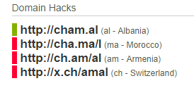 Domain Hacks by Domain Typer