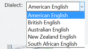 english dialet - onlinecorrection