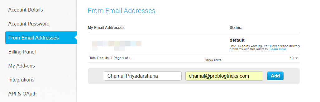 add-custom-email-getresponse