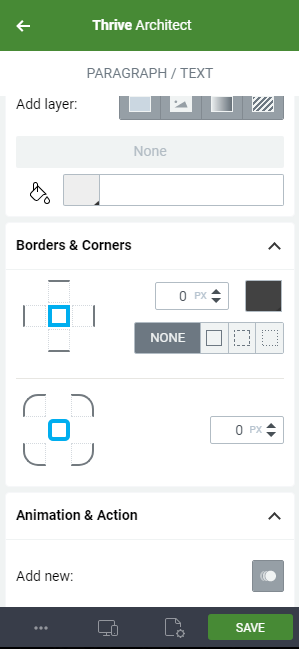 thrive-architect-customization-settings