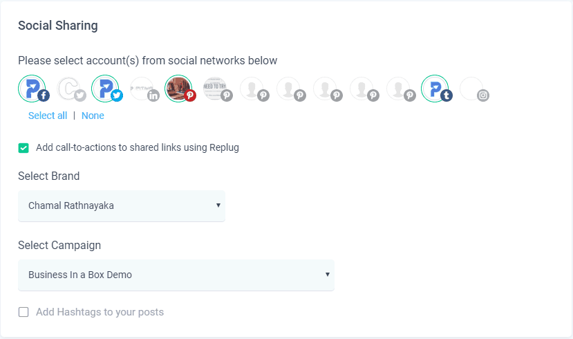 make your post shared on social media