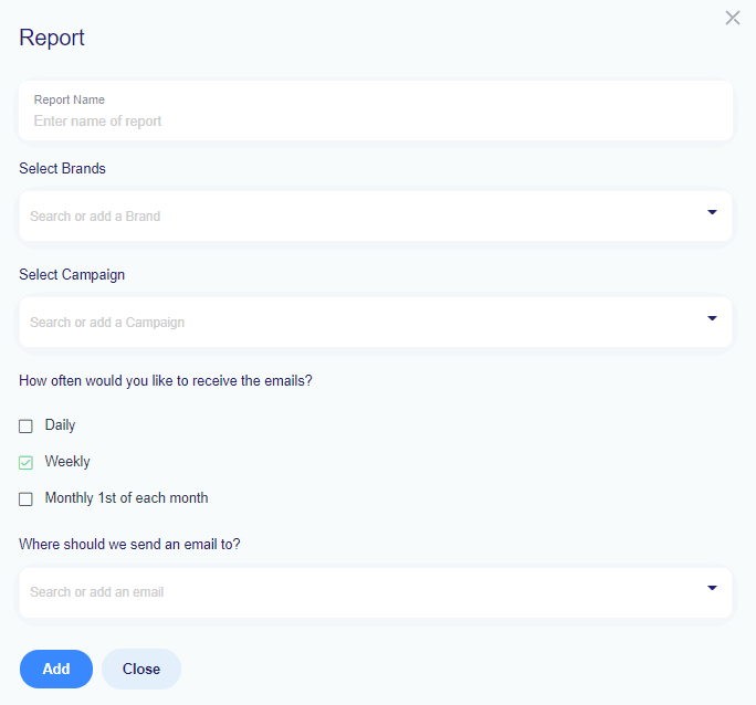 replug reporting settings