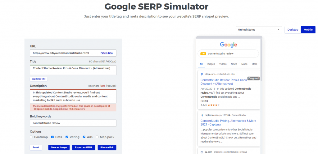 google-serp-simulator