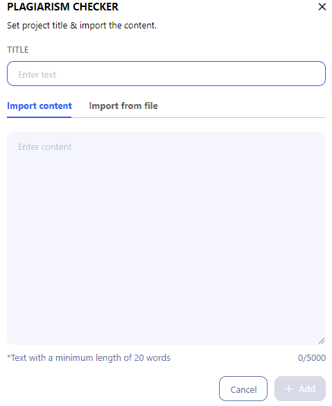 enter content