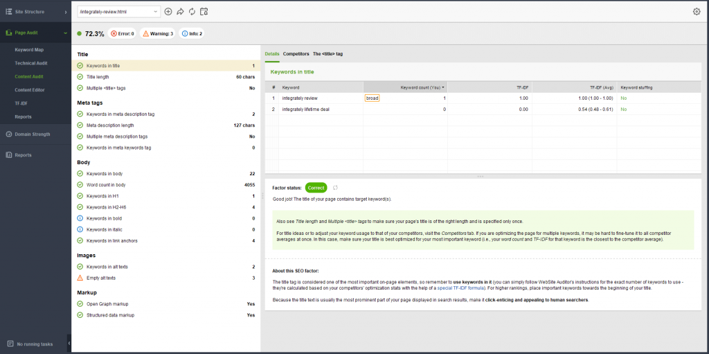 Content Audit