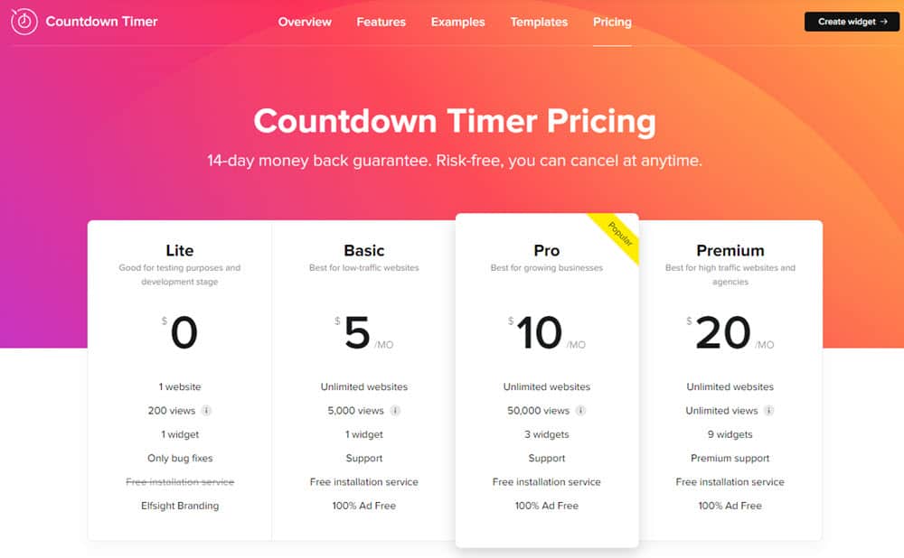 Why does the Countdown clock have such a specific price? Does it