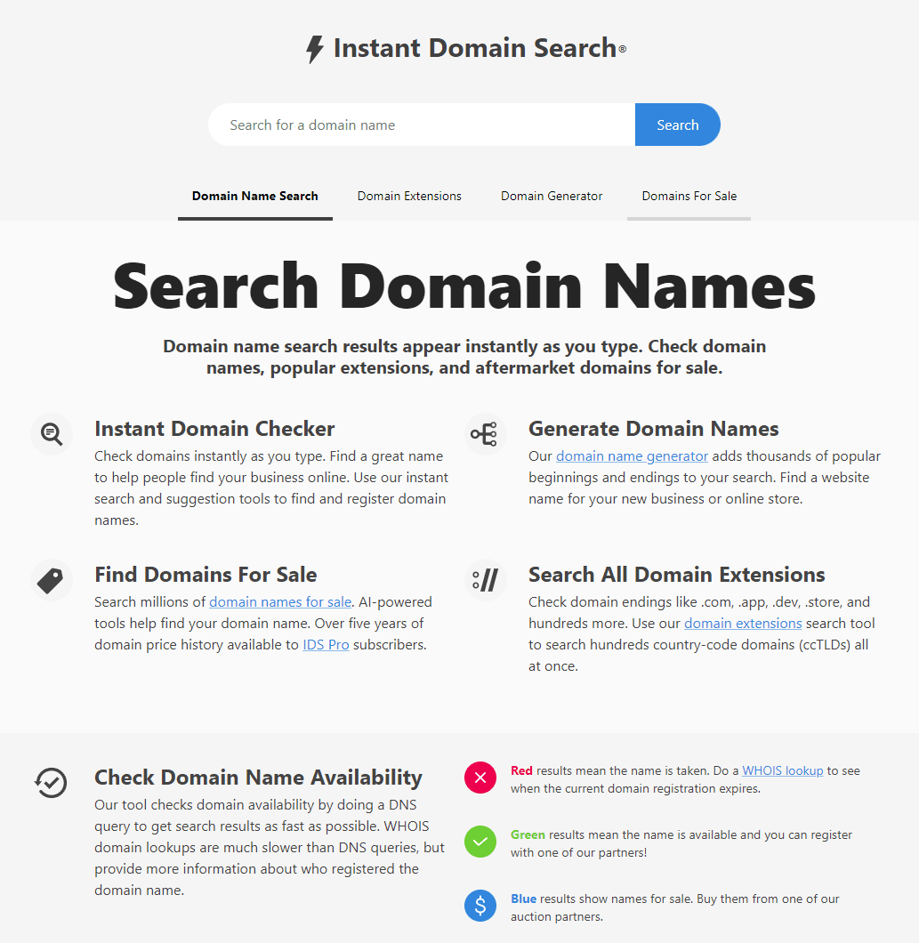 10 Best Free Domain Name Search Tools to Check If It's Taken