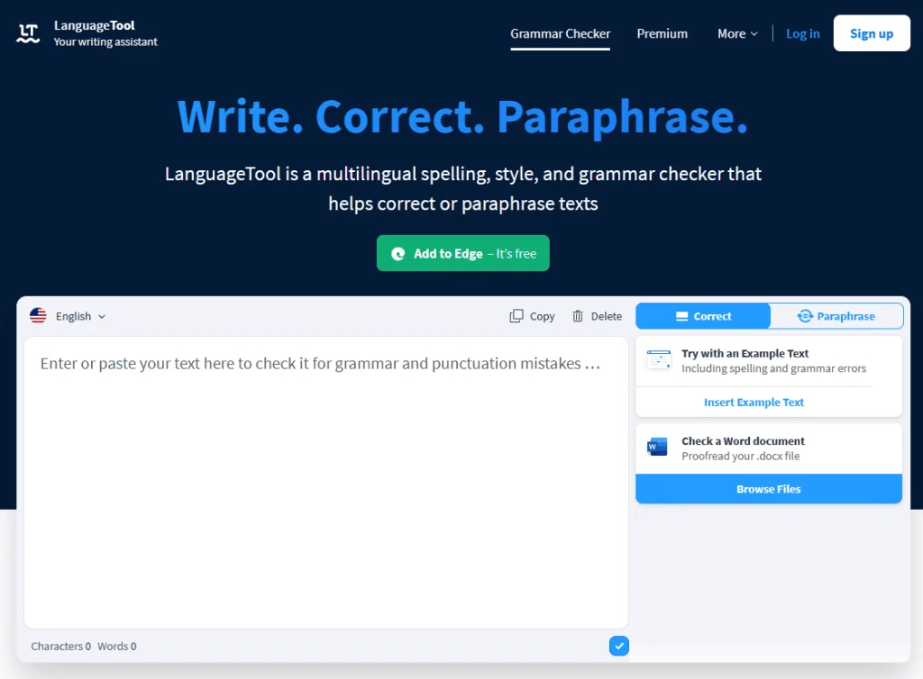 Free Grammar Checker