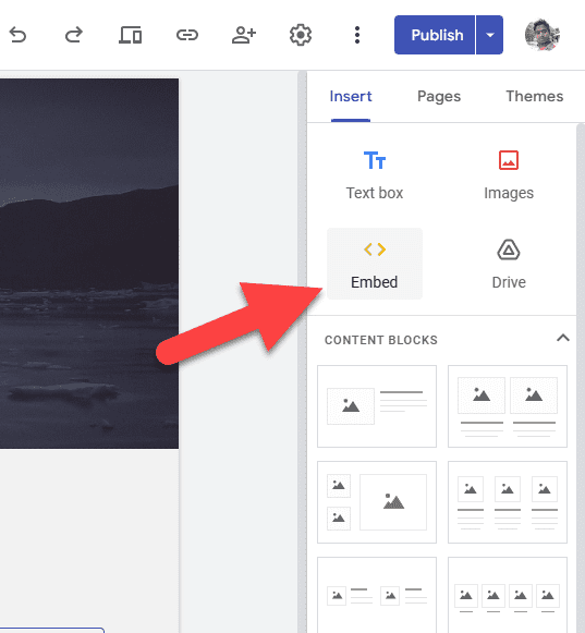 How to embed channel on your Google Sites website for FREE?