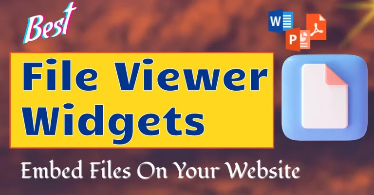 File viewer widgets featured image