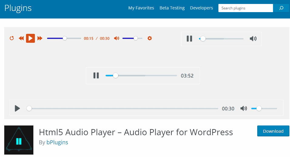 Top 20 Website Audio Player Widgets & Music Plugins in 2024