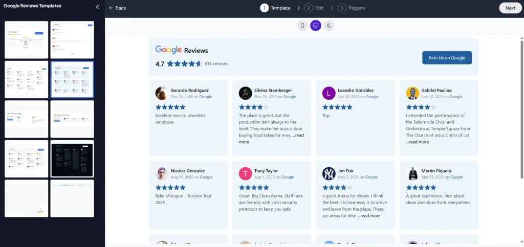 Fouita Google Reviews Widget