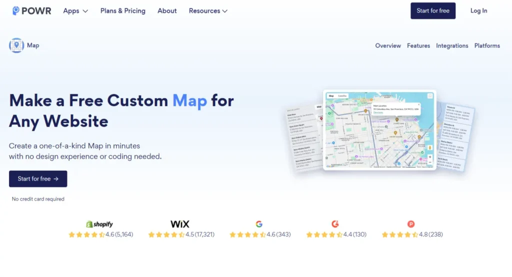 Powr Map plugin
