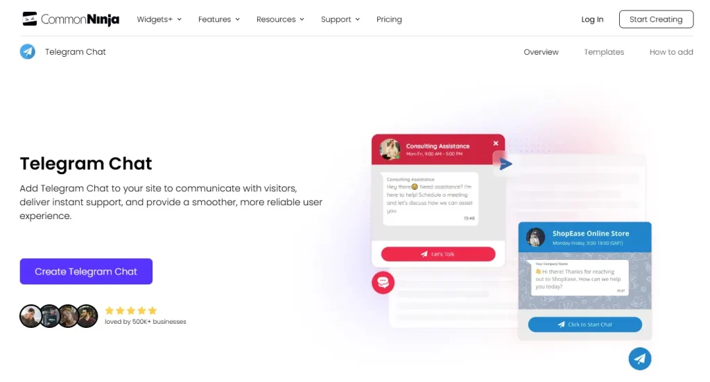Common Ninja's Telegram Chat