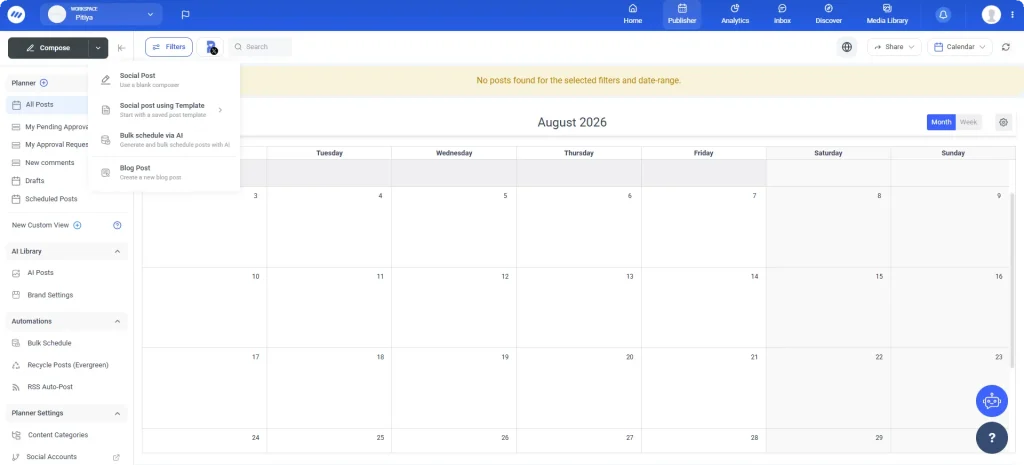 Contentstudio Post Publisher