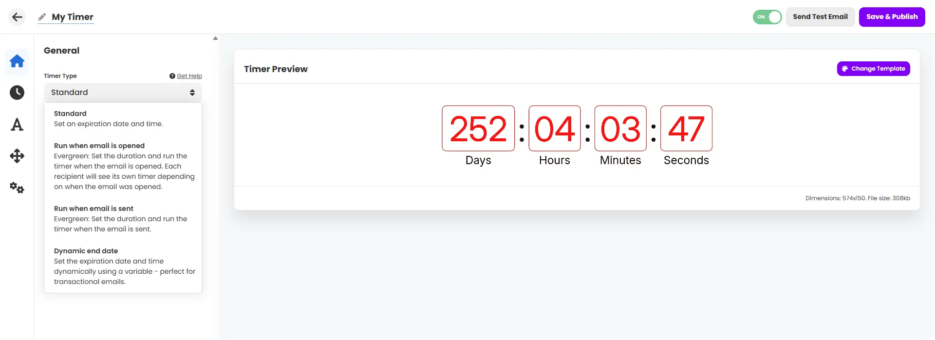 General Settings Mailtimer